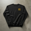 Sweatshirt with 7th special forces group roman numeral design on the left chest