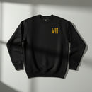 Sweatshirt with 7th special forces group roman numeral design on the left chest