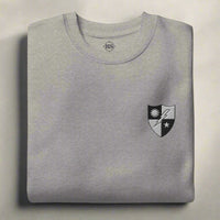 75th ranger regiment insignia embroidered on the left chest of sweatshirt