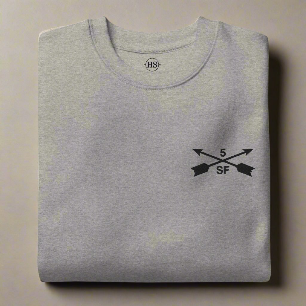 5th special forces group sweatshirt with embroidered design