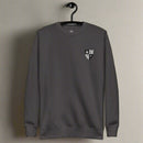 75th ranger regiment insignia embroidered on the left chest of sweatshirt