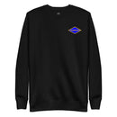 black sweatshirt with army rangers world war 2 blue diamond