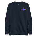 navy sweatshirt with army rangers world war 2 blue diamond